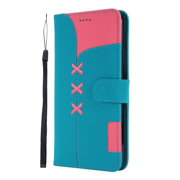 For iPhone 11 Pro Fabric Stitching Embroidery Horizontal Flip Leather Case With Holder & Card Slots & Wallet