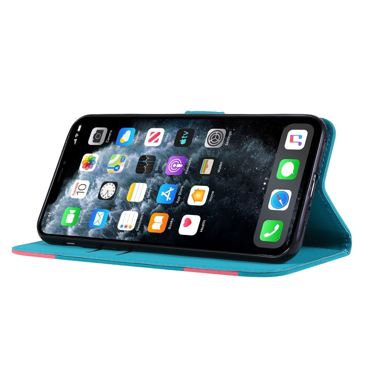 For iPhone 11 Pro Fabric Stitching Embroidery Horizontal Flip Leather Case With Holder & Card Slots & Wallet