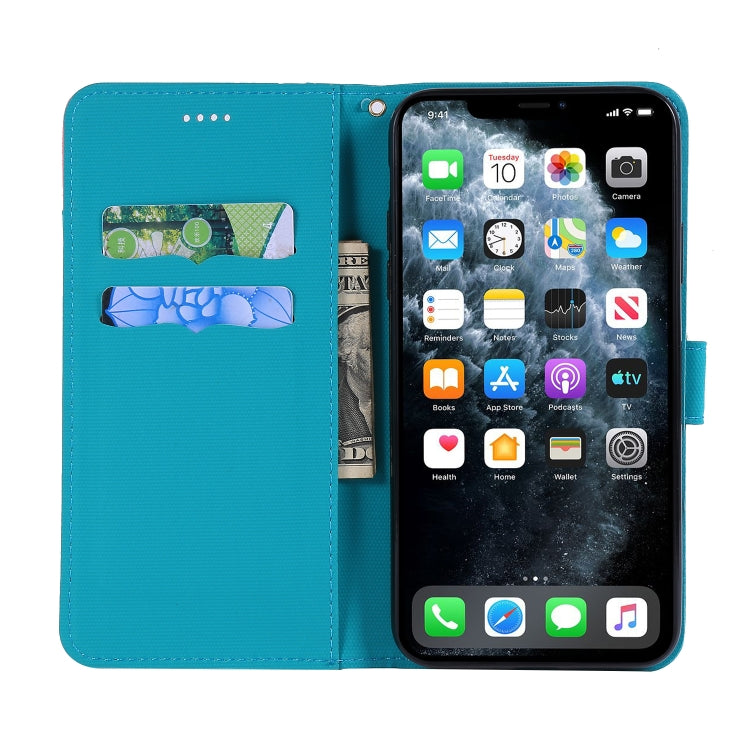 For iPhone 11 Pro Fabric Stitching Embroidery Horizontal Flip Leather Case With Holder & Card Slots & Wallet