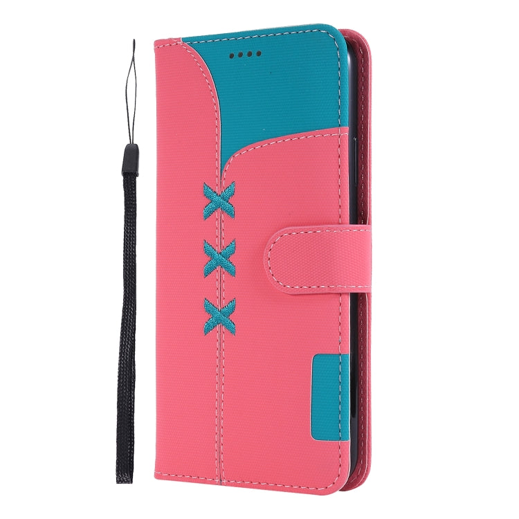 For iPhone 11 Pro Fabric Stitching Embroidery Horizontal Flip Leather Case With Holder & Card Slots & Wallet