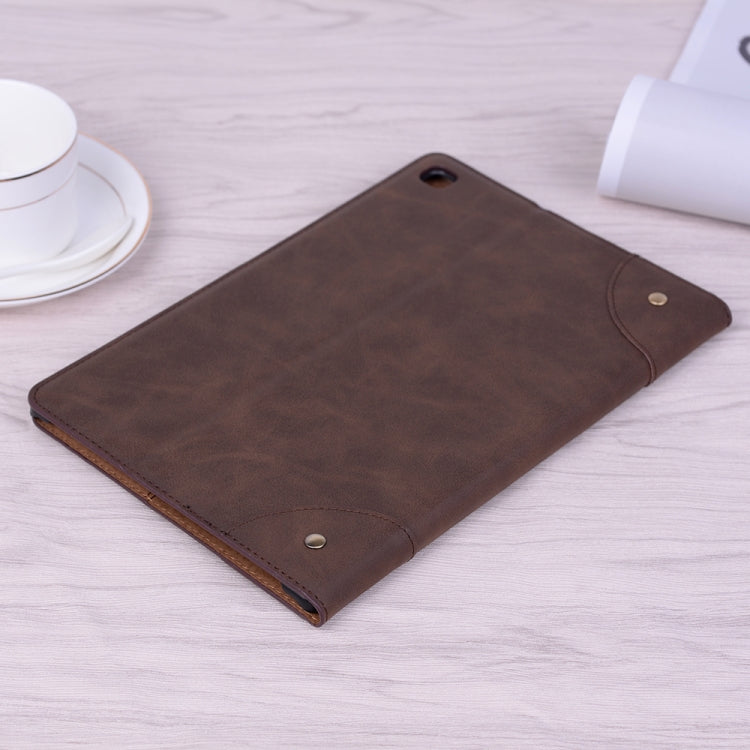 For Samsung Galaxy Tab A7 T500 Retro Leather Tablet Case