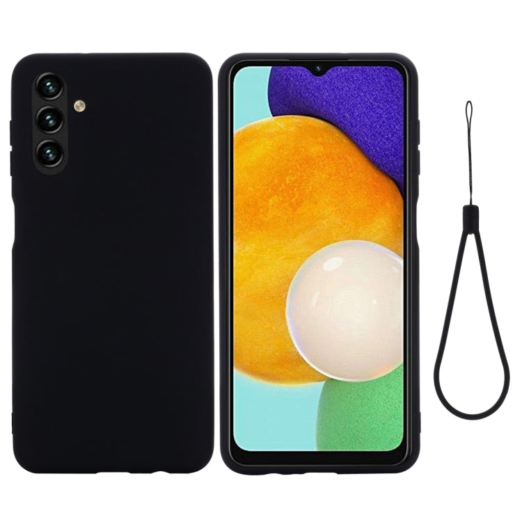 For Samsung Galaxy A13 5G Pure Color Liquid Silicone Phone Case