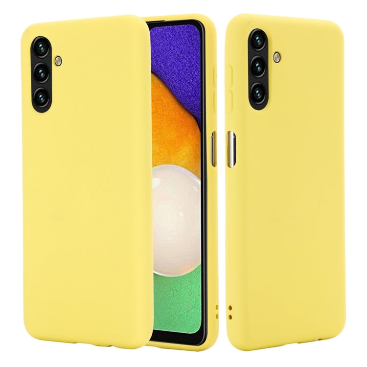 For Samsung Galaxy A13 5G Pure Color Liquid Silicone Phone Case
