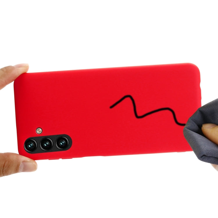 For Samsung Galaxy A13 5G Pure Color Liquid Silicone Phone Case