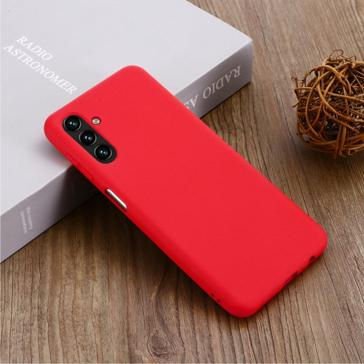 For Samsung Galaxy A13 5G Pure Color Liquid Silicone Phone Case