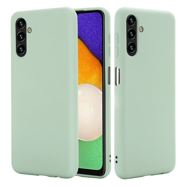 For Samsung Galaxy A13 5G Pure Color Liquid Silicone Phone Case