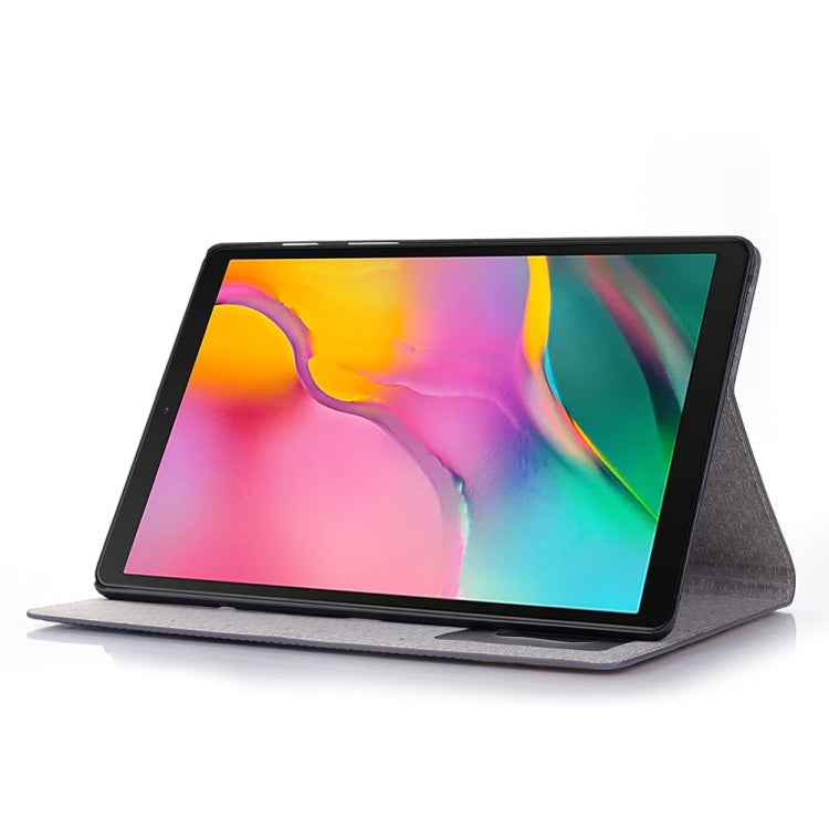 For Samsung Galaxy Tab A7 T500 Cross Texture Leather Tablet Case