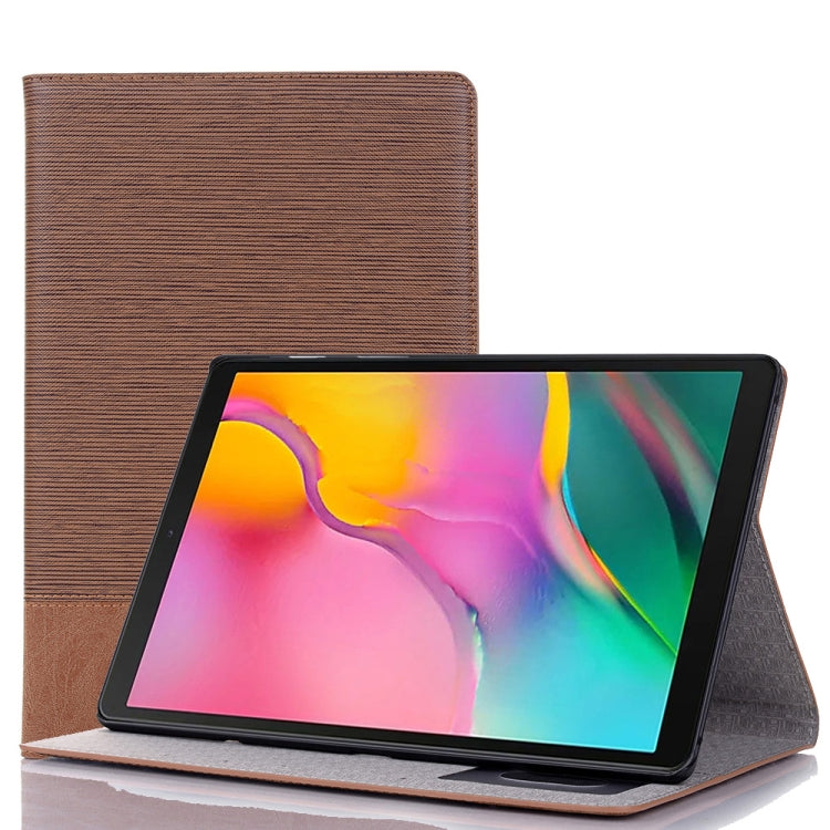 For Samsung Galaxy Tab A7 T500 Cross Texture Leather Tablet Case