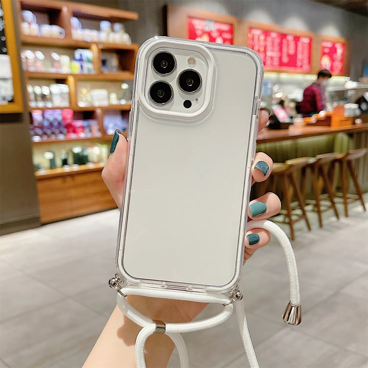 For iPhone 13 mini 3 In 1 PC + TPU Transparent Phone Case