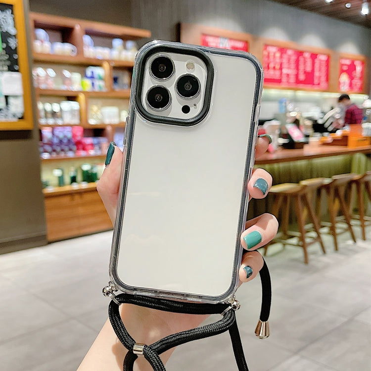 For iPhone 13 mini 3 In 1 PC + TPU Transparent Phone Case