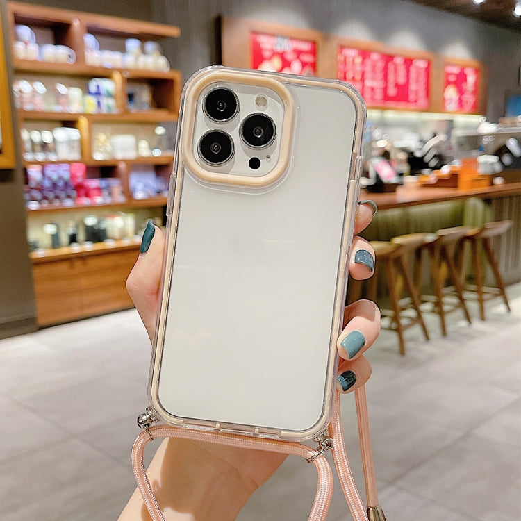 For iPhone 13 mini 3 In 1 PC + TPU Transparent Phone Case