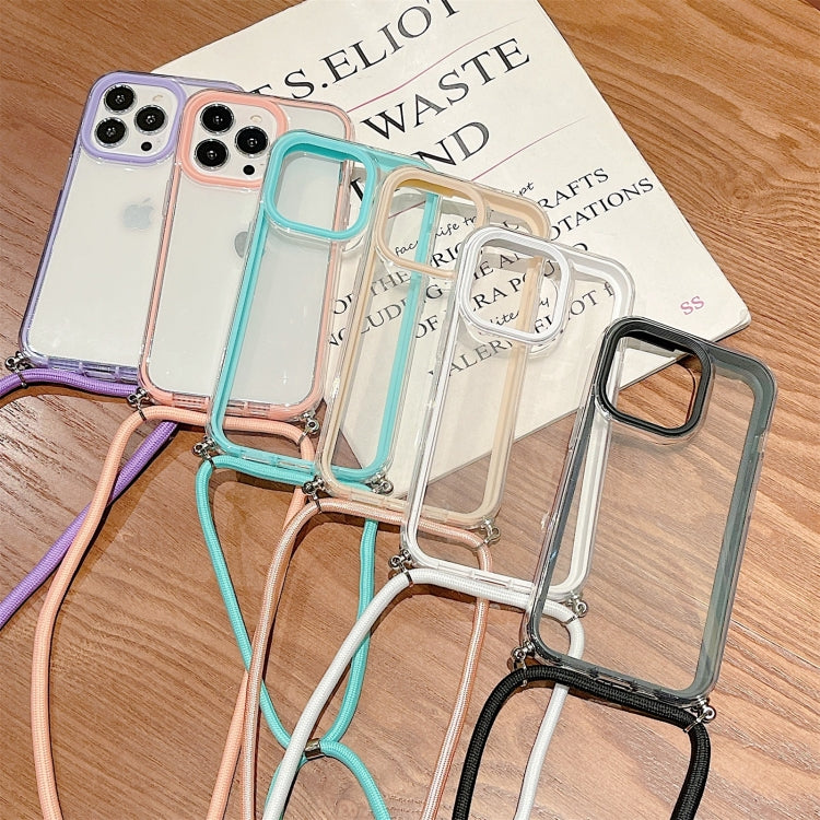For iPhone 13 mini 3 In 1 PC + TPU Transparent Phone Case