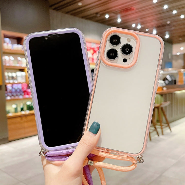 For iPhone 13 mini 3 In 1 PC + TPU Transparent Phone Case