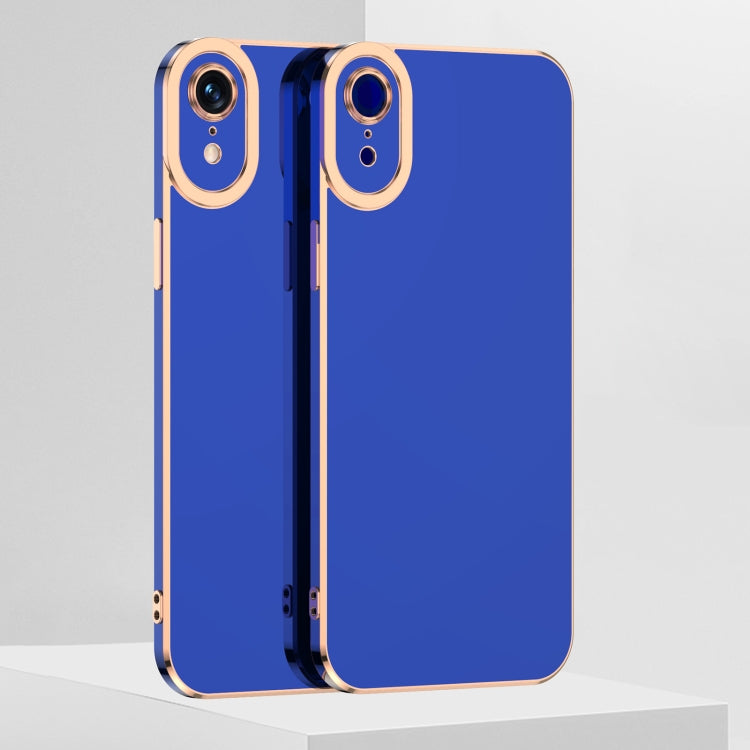 For iPhone XR 6D Electroplated TPU Phone Case
