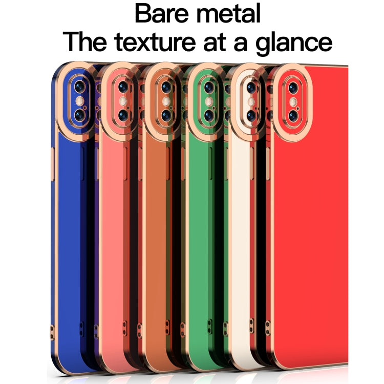 For iPhone XR 6D Electroplated TPU Phone Case