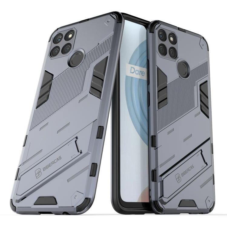 For OPPO Realme C21Y Punk Armor 2 in 1 PC + TPU Shockproof Phone Case