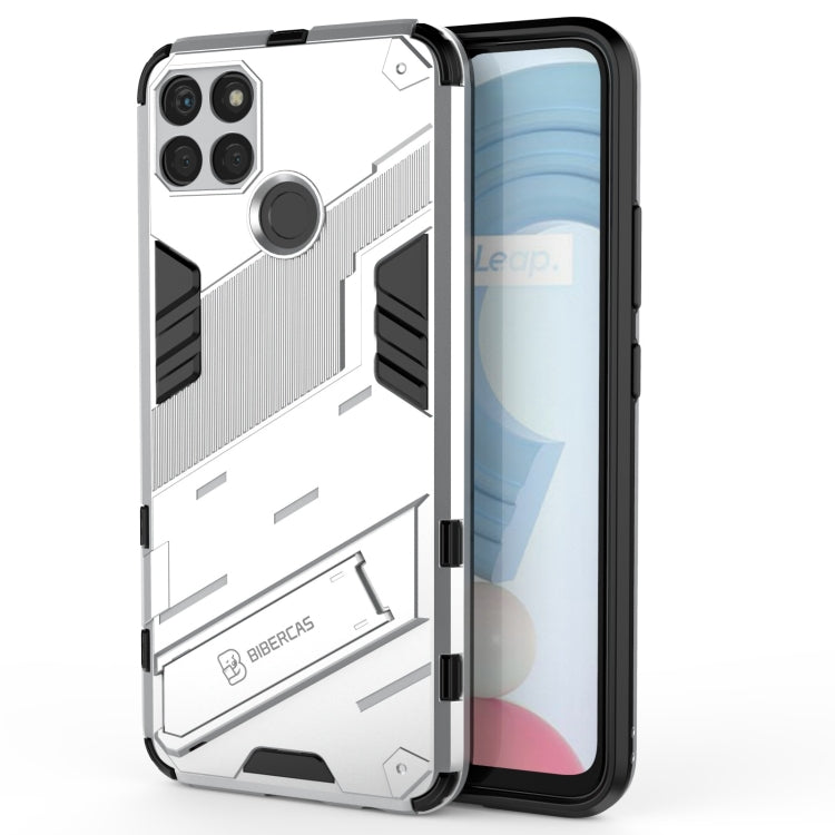 For OPPO Realme C21Y Punk Armor 2 in 1 PC + TPU Shockproof Phone Case