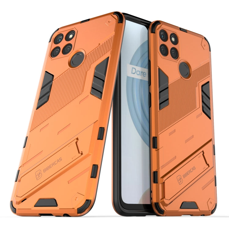 For OPPO Realme C21Y Punk Armor 2 in 1 PC + TPU Shockproof Phone Case