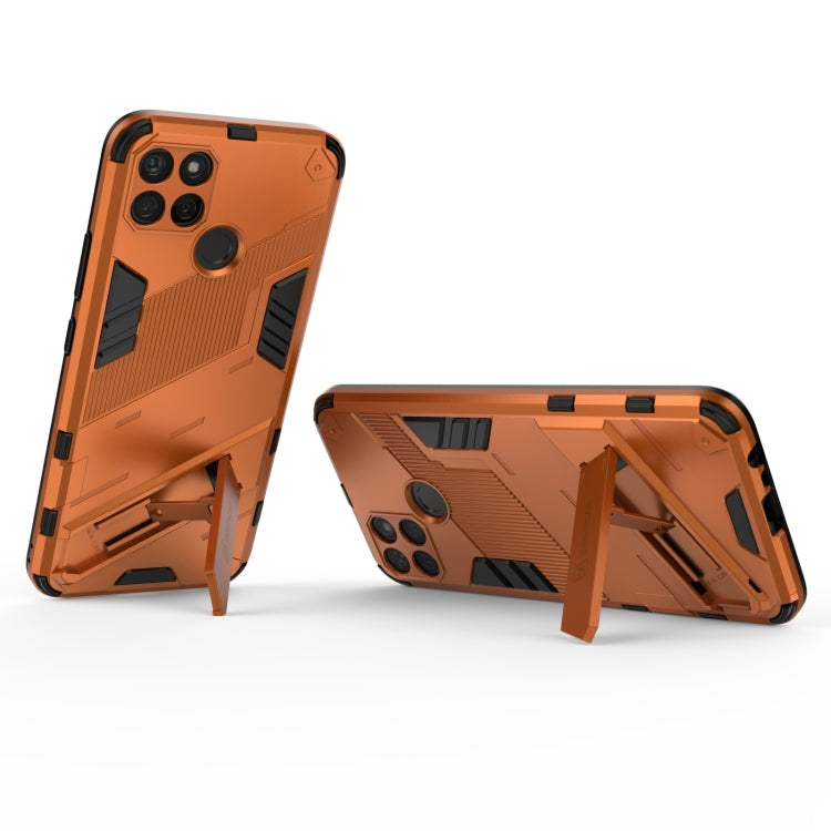 For OPPO Realme C21Y Punk Armor 2 in 1 PC + TPU Shockproof Phone Case