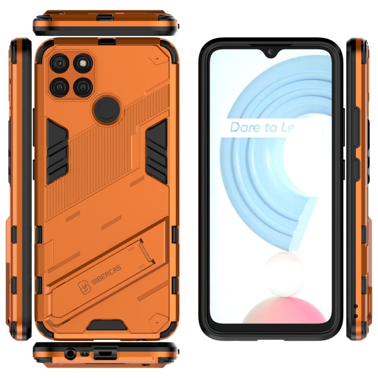 For OPPO Realme C21Y Punk Armor 2 in 1 PC + TPU Shockproof Phone Case