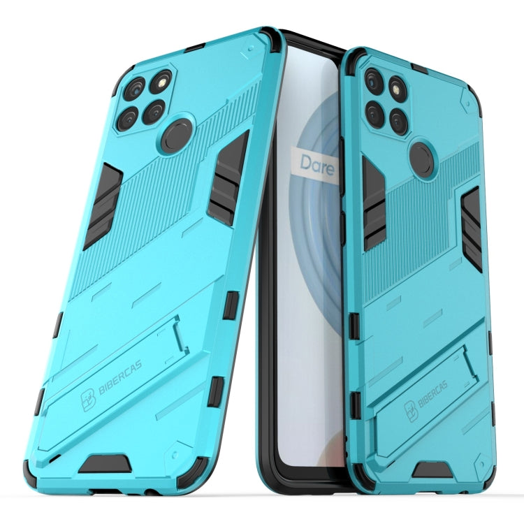For OPPO Realme C21Y Punk Armor 2 in 1 PC + TPU Shockproof Phone Case