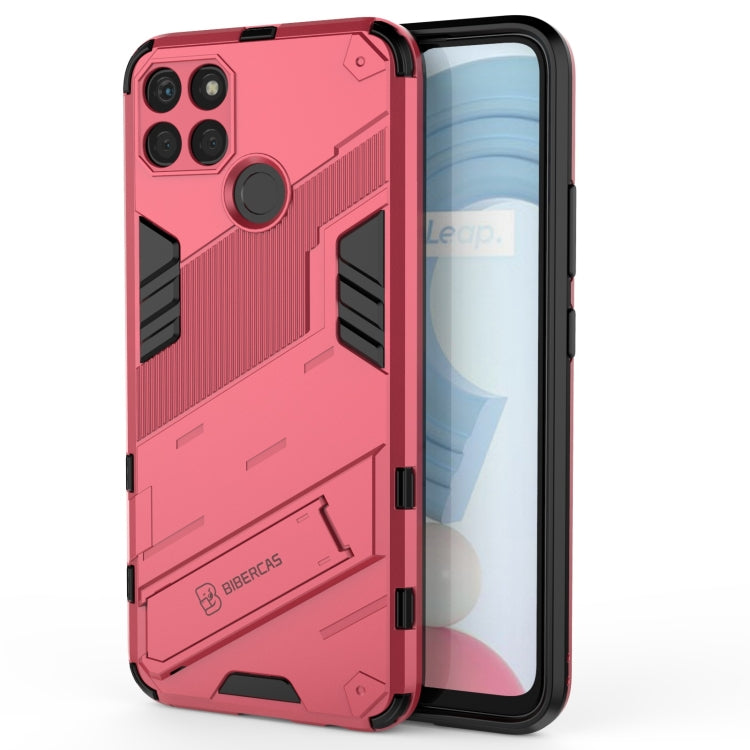 For OPPO Realme C21Y Punk Armor 2 in 1 PC + TPU Shockproof Phone Case