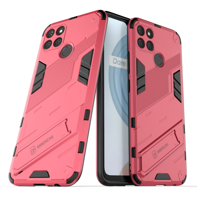 For OPPO Realme C21Y Punk Armor 2 in 1 PC + TPU Shockproof Phone Case