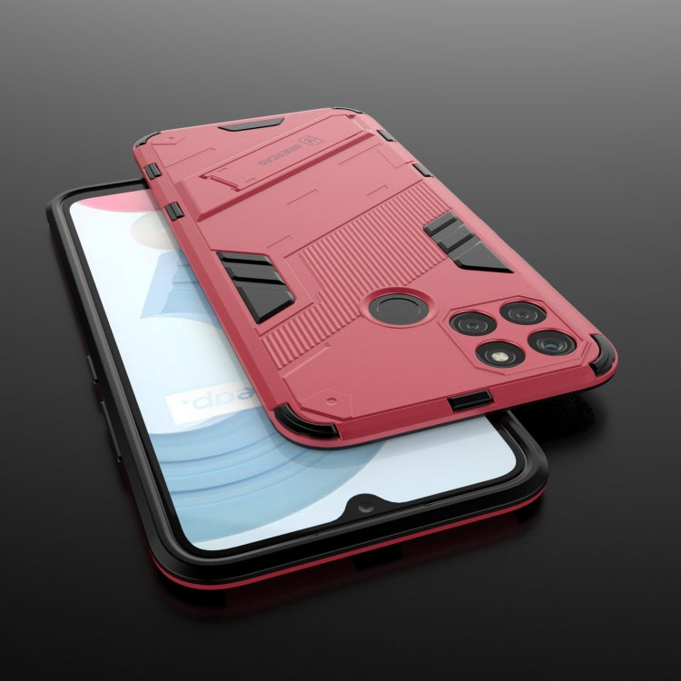 For OPPO Realme C21Y Punk Armor 2 in 1 PC + TPU Shockproof Phone Case