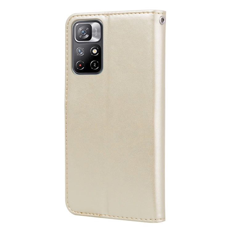For Xiaomi Redmi Note 11T 5G / Poco M4 Pro 5G Rose Embossed Leather Phone Case