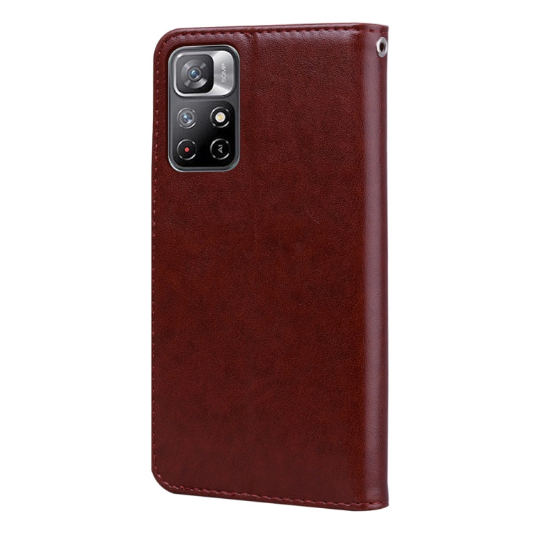 For Xiaomi Redmi Note 11T 5G / Poco M4 Pro 5G Rose Embossed Leather Phone Case