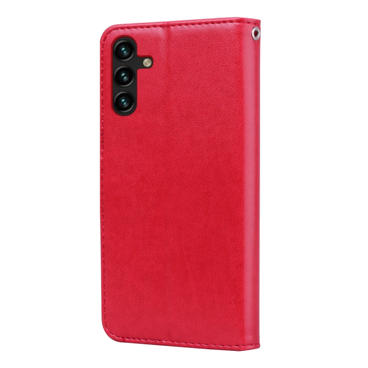 For Samsung Galaxy A13 5G Rose Embossed Leather Phone Case