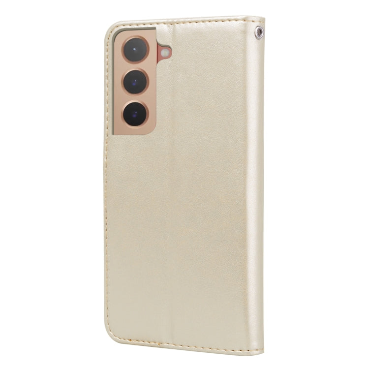 For Samsung Galaxy S22+ 5G Rose Embossed Leather Phone Case