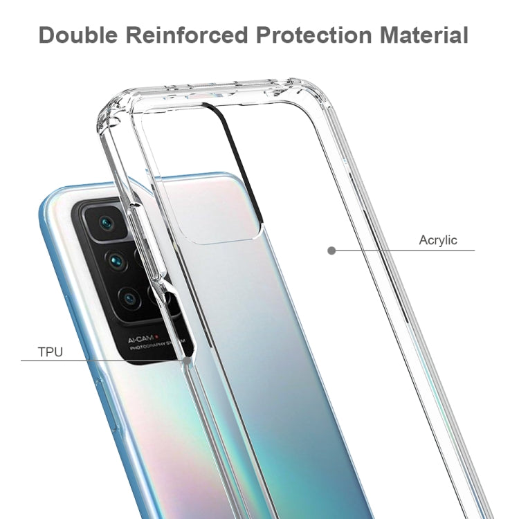 For Xiaomi Redmi 10 4G / Note 11 4G International Version Scratchproof TPU + Acrylic Protective Phone Case