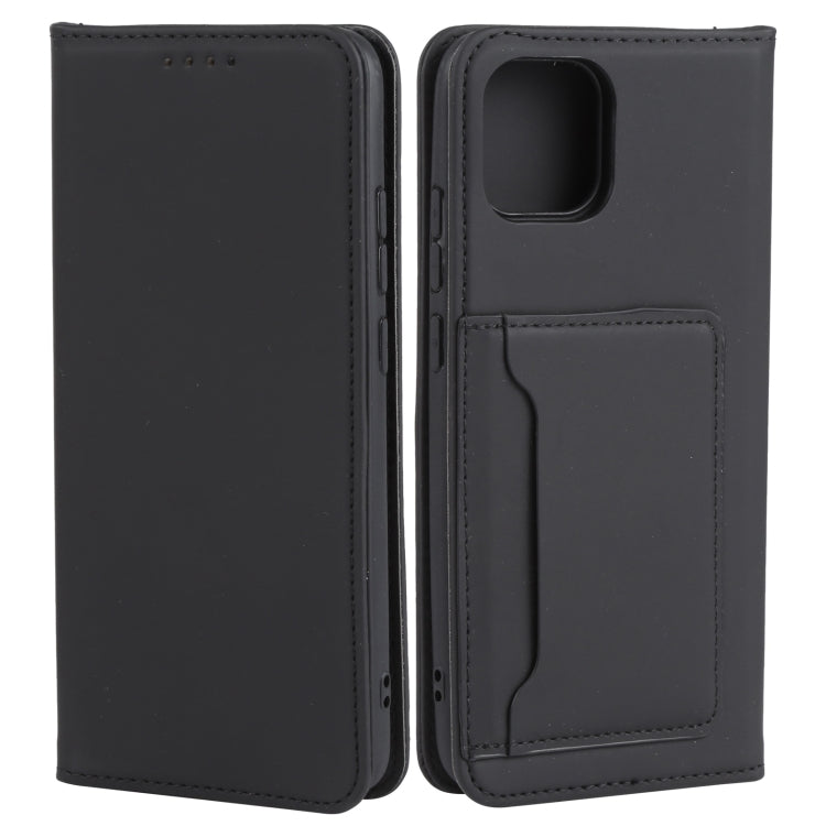 For Samsung Galaxy A03 Strong Magnetism Liquid Feel Horizontal Flip Leather Phone Case