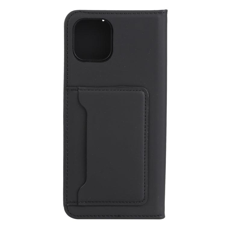 For Samsung Galaxy A03 Strong Magnetism Liquid Feel Horizontal Flip Leather Phone Case