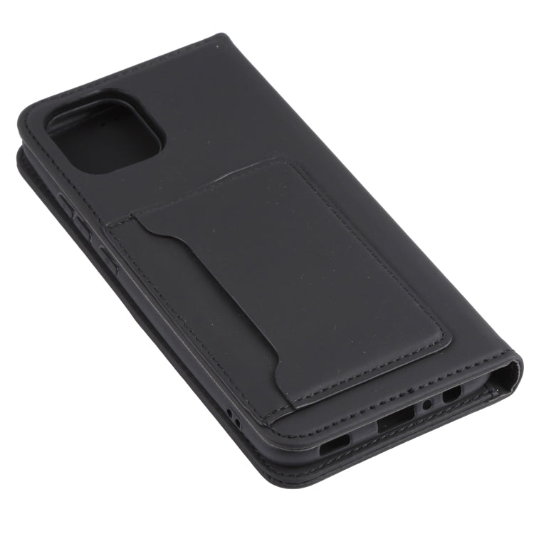 For Samsung Galaxy A03 Strong Magnetism Liquid Feel Horizontal Flip Leather Phone Case