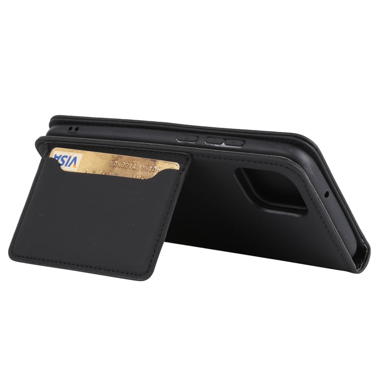 For Samsung Galaxy A03 Strong Magnetism Liquid Feel Horizontal Flip Leather Phone Case
