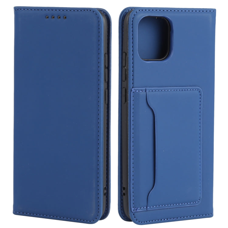 For Samsung Galaxy A03 Strong Magnetism Liquid Feel Horizontal Flip Leather Phone Case