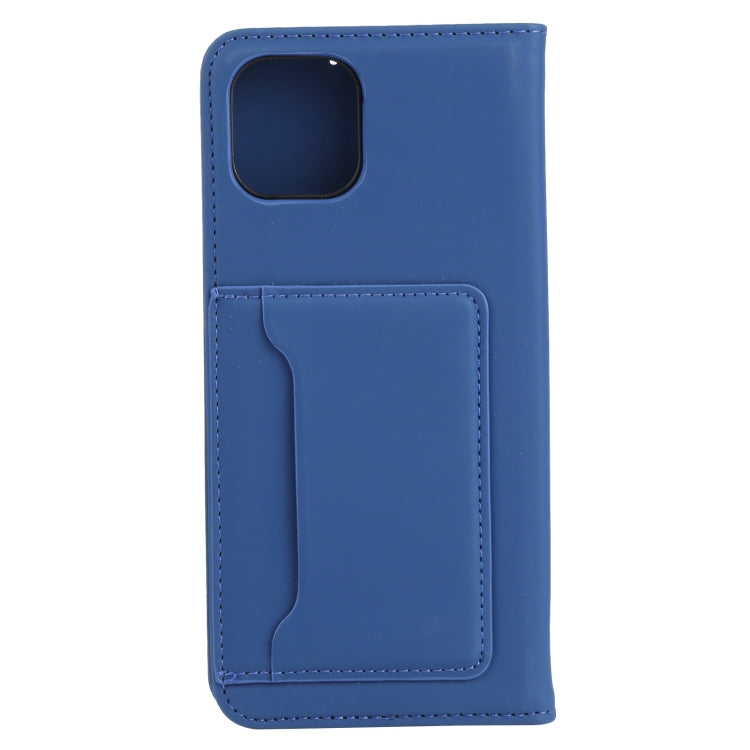 For Samsung Galaxy A03 Strong Magnetism Liquid Feel Horizontal Flip Leather Phone Case