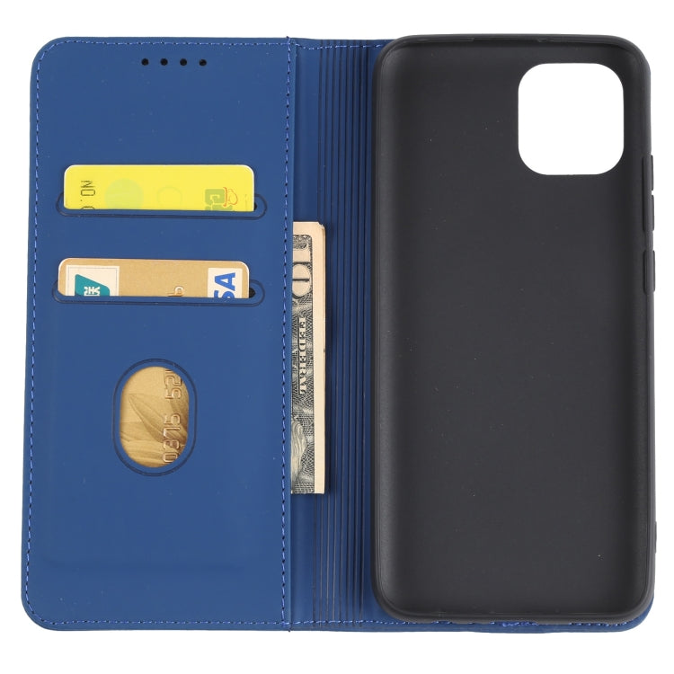 For Samsung Galaxy A03 Strong Magnetism Liquid Feel Horizontal Flip Leather Phone Case