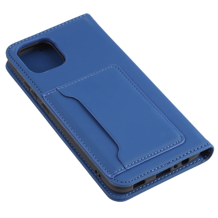 For Samsung Galaxy A03 Strong Magnetism Liquid Feel Horizontal Flip Leather Phone Case