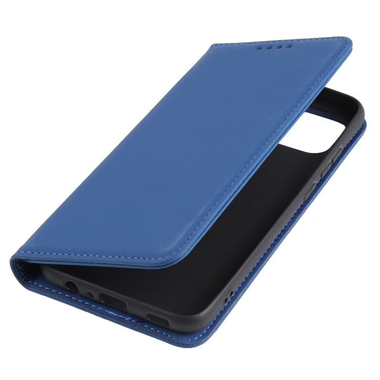 For Samsung Galaxy A03 Strong Magnetism Liquid Feel Horizontal Flip Leather Phone Case