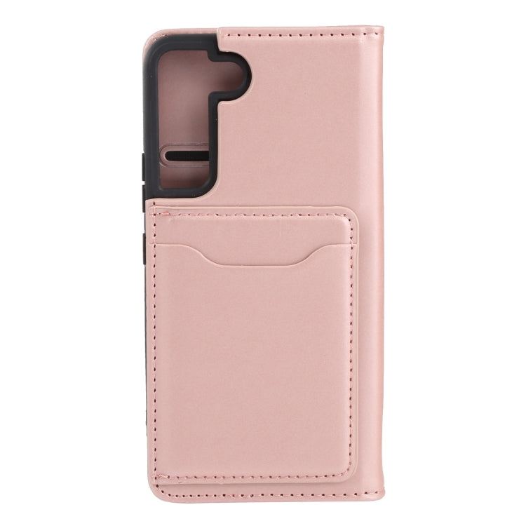For Samsung Galaxy S22 5G Strong Magnetism Liquid Feel Horizontal Flip Leather Phone Case