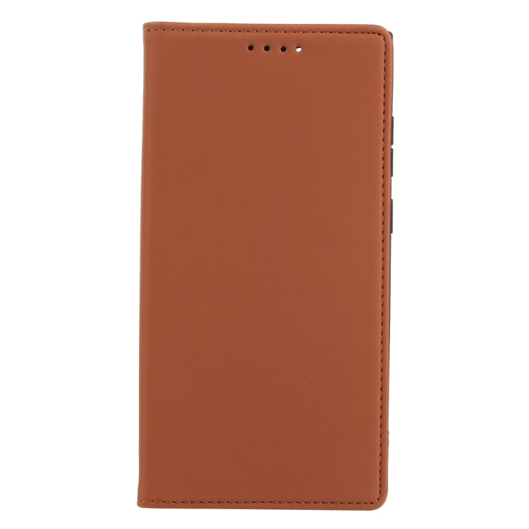 For Samsung Galaxy S22 Ultra 5G Strong Magnetism Liquid Feel Horizontal Flip Leather Phone Case