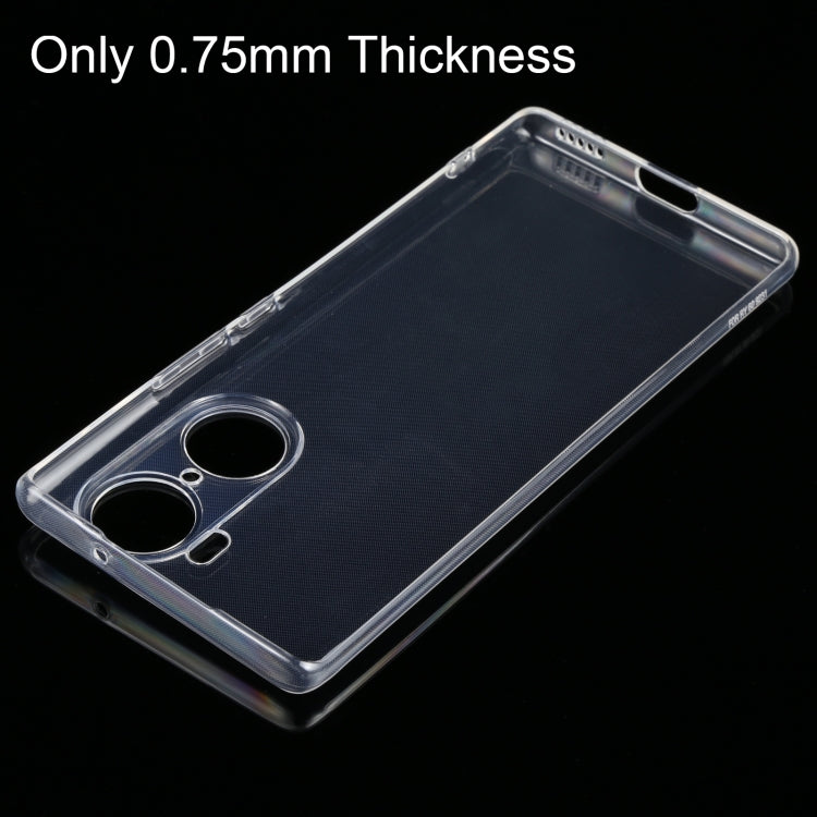 For Honor 60 0.75mm Ultra-thin Transparent TPU Soft Phone Case