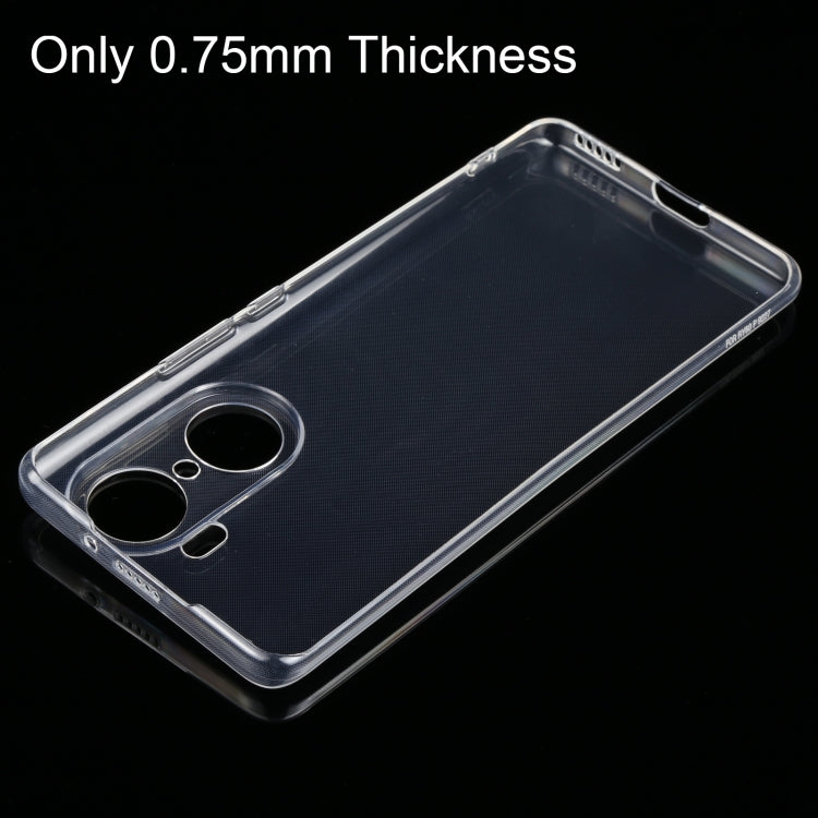 For Honor 60 Pro 0.75mm Ultra-thin Transparent TPU Soft Phone Case