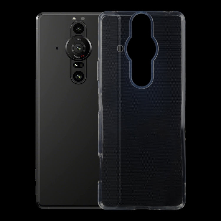 For Sony Xperia Pro-I 0.75mm Ultra-thin Transparent TPU Soft Phone Case