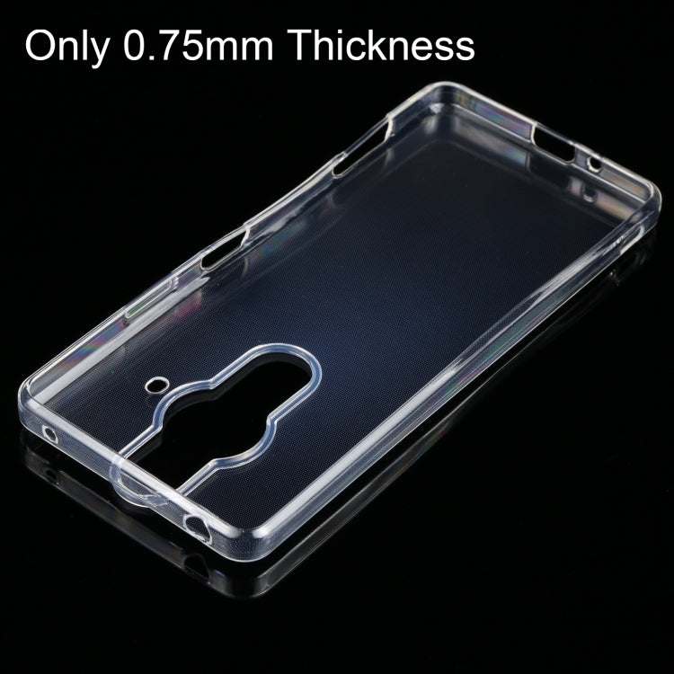 For Sony Xperia Pro-I 0.75mm Ultra-thin Transparent TPU Soft Phone Case