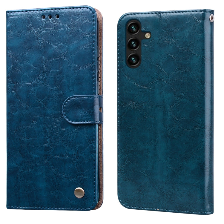 For Samsung Galaxy A13 5G Oil Wax Texture Leather Phone Case