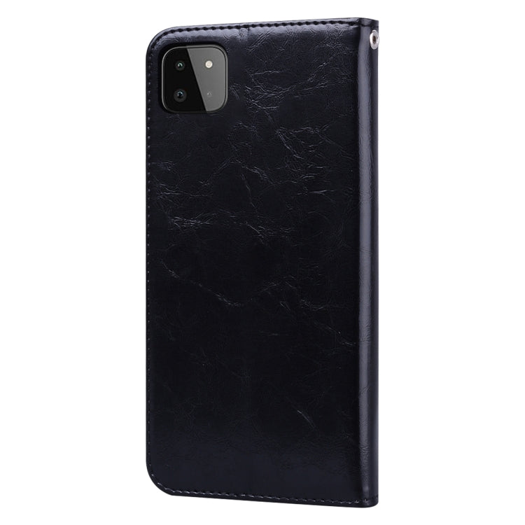 For Samsung Galaxy A22 4G Oil Wax Texture Leather Phone Case